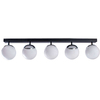 Plafon LAMPA sufitowa SFERA MLP8875 Milagro metalowa OPRAWA kule balls na listwie czarne białe chrom