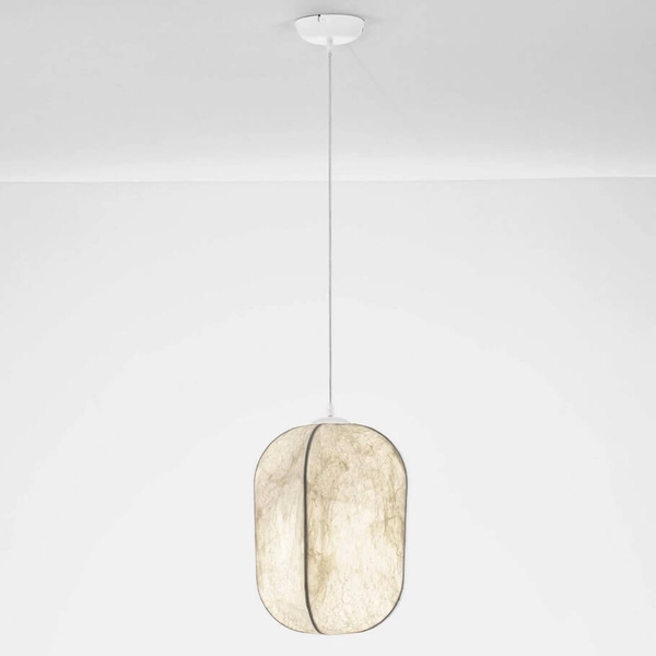 Lampa wisząca do jadalni MAPIRI LE44746 owalna nad stół biała