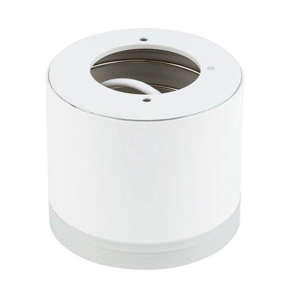 Natynkowa lampa sufitowa Silba 10476 Nowodvorski okrągła tuba biała