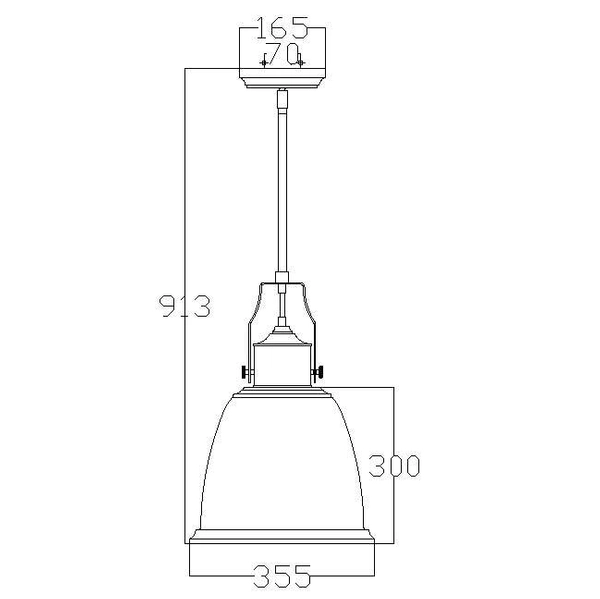 Wisząca LAMPA rustykalna FE-HOBSON-P-L-SN Elstead FEISS loftowa OPRAWA szklana ZWIS hygge nikiel przezroczysty
