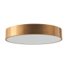 Minimalistyczna lampa sufitowa Kengo 1405 do salonu okrągła złota