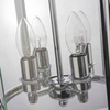 Retro LAMPA wisząca NEW YORK P04550CH Cosmolight industrialny zwis szklany chrom