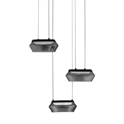 Potrójna lampa wiząca OVANIRA LE45195 LED 24W 3000K czarna