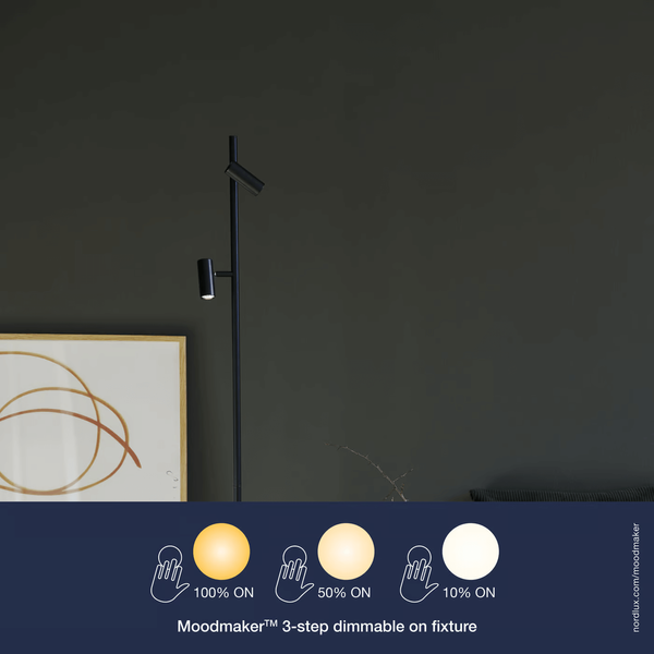 Regulowana lampa podłogowa OMARI 2112254003 LED 12,8W 2700K czarny