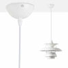 Lampa zawieszana do jadalni Retro ABR-APPLE-W Abruzzo industrialna biała