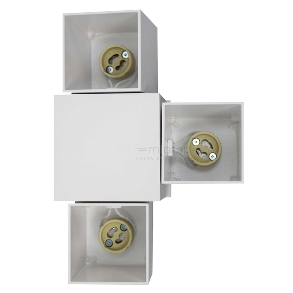 LAMPA sufitowa BIZEN 7218 Shilo metalowa OPRAWA reflektorowa biała