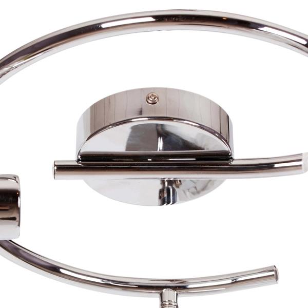 Lampa sufitowa Embo K-8001/3G z regulowanymi kloszami chrom