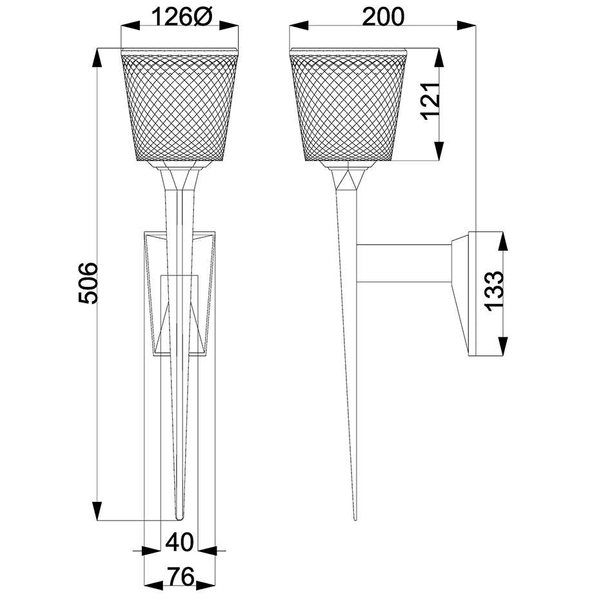 Łazienkowa LAMPA ścienna VERITY BATH-VERITY-PC Elstead kinkiet OPRAWA metalowa industrialna polerowany chrom przezroczysta