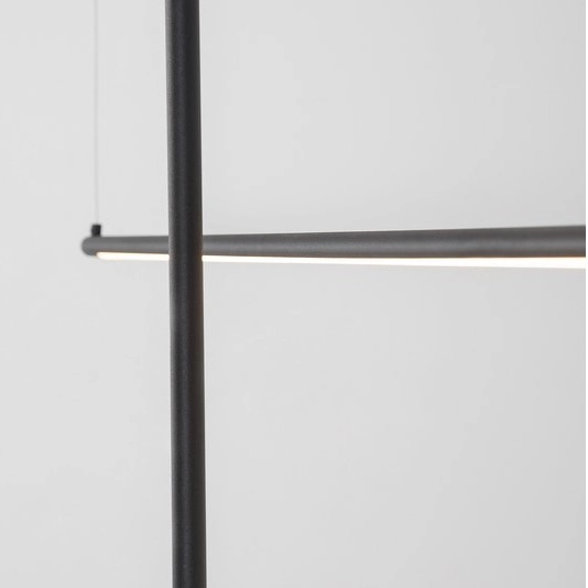 LAMPA wisząca LED BUGA LE41355 Luces Exclusivas tuba 5W 3000K czarna