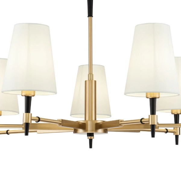 LAMPA sufitowa ZARAGOZA H001CL-07BS Maytoni abażurowa OPRAWA klasyczna mosiądz