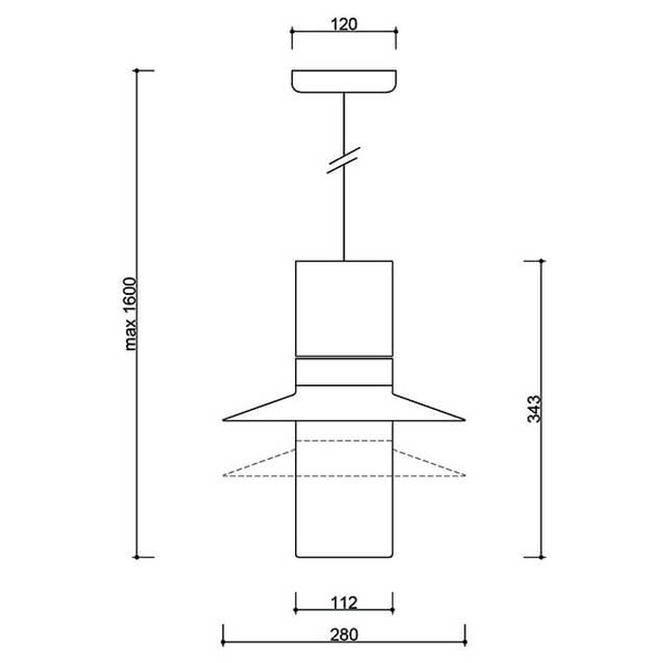 Zwisowa lampa do salonu Caponio CPA11212P0 metalowa czerwona pomarańczowa