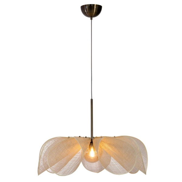 Lampa ekologiczna nad stół STYRKA 108661 Markslojd wisząca beżowy bursztynowy