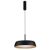 Zwisająca lampa nad wyspę CARACOLLO LE44810 LED 40W 3000K czarny drewniany