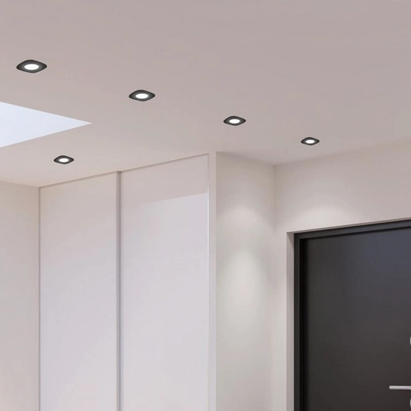 Wpustowa lampa sufitowa Rina 8304301012 LED 7,7W 2700-6500K IP65 czarna