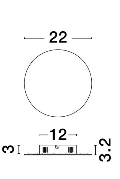 Biały kinkiet natynkowy Chica loftowy LED 12W do sypialni