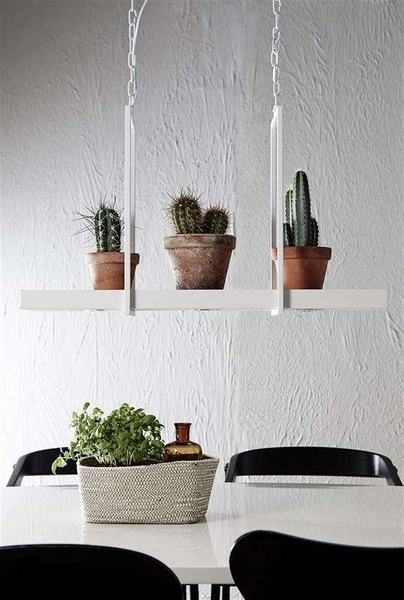 Rustykalna LAMPA zwisowa TRAY 105780 Markslojd metalowa OPRAWA wisząca zwis LED 9W 3000K na łańcuchu belka czarna