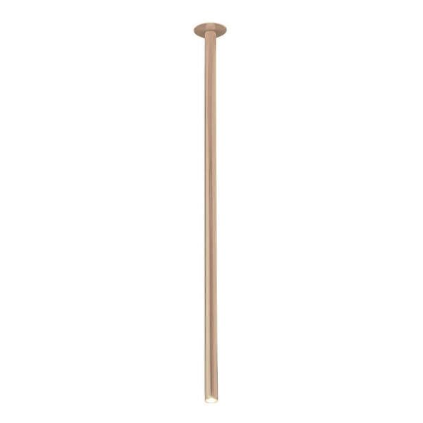 Salonowa sufitowa lampa ALHA 9434 Dohar podłużna tuba platynowa