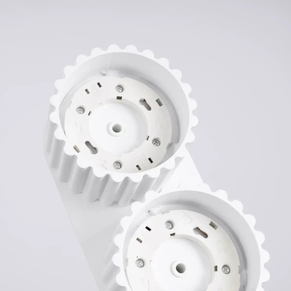 Minimalistyczny plafon do jadalni AURA SL.1783 podwójny biały