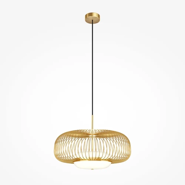 Druciana lampa wisząca Levitation MOD376PL-L30G3K LED 20W 3000K mosiądz