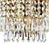 Lampa ścienna kryształowa Palace DIA890-WL-01-G crystal mosiądz