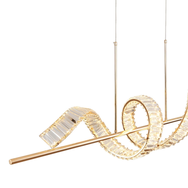 Wisząca lampa glamour RITZ ST-MD2405161 LED 50W 3000K złota