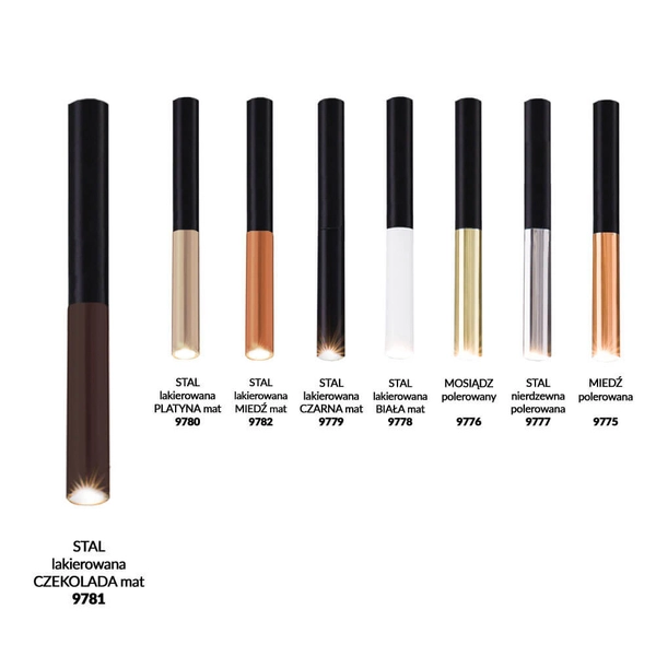 Końcówka podłużna do ALHA 9781 Dohar tuba metalowa brązowa czarna