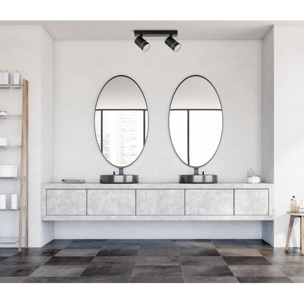 Przysufitowa lampa ruchoma Selma tuby LED 10W czarne