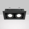 Oprawa wpuszczana modułowa podwójna LED 50W czarna Modern OUTLET