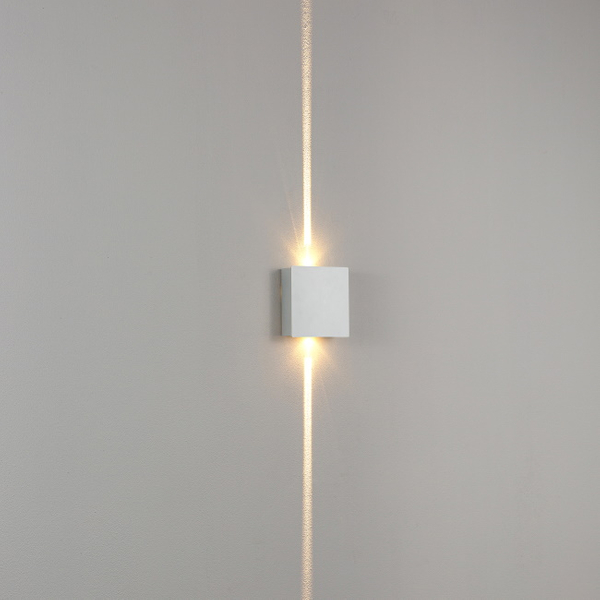Kinkiet góra-dół Mollis 616002102 Elkim LED 2W 3000K do salonu biały