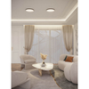 Łazienkowa lampa sufitowa LUMO C0270 LED 36W 3000-6000K IP44 czarna