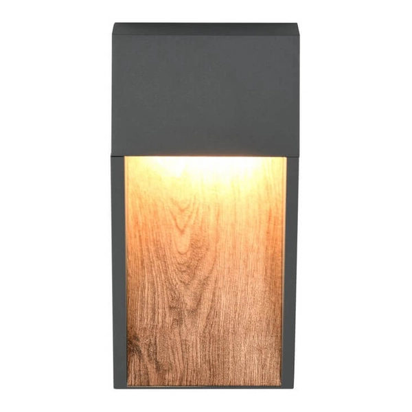 Ścienny kinkiet zewnętrzny Salmon 246960135 LED 13W 3000K IP44 drewniany