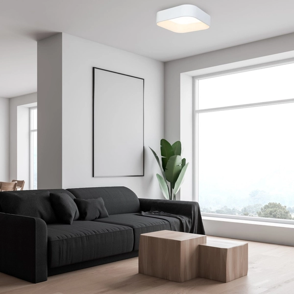 LAMPA sufitowa ASTRO ML6355 Milagro metalowa OPRAWA plafon LED 24W 4000K kwadratowy biały