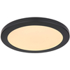 LAMPA sufitowa LASSE 12379-24B Globo okrągła OPRAWA metalowa LED 24W 3000K - 6500K plafon czarny