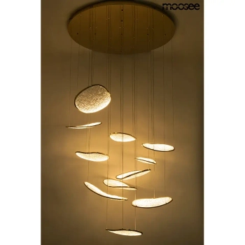 Złota lampa wisząca MEDUSA MSE1501100590 1xLED 122W 4000K glamour
