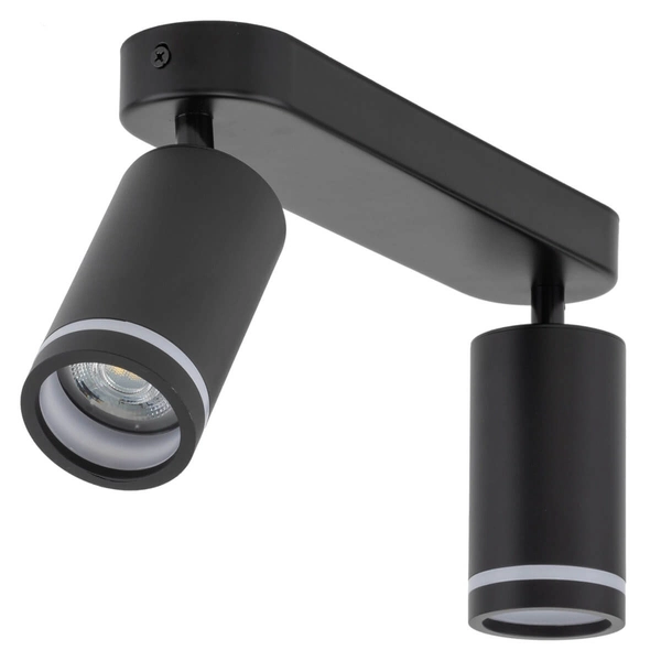 Podwójna lampa nasufitowa Jet 6912 sople rurki loftowa czarna