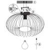 Industrialna LAMPA sufitowa JOHANN 606900162 Trio metalowa OPRAWA druciana klatka miedziana