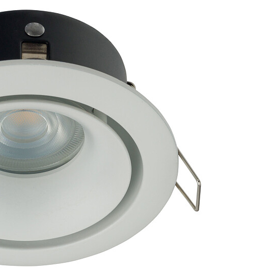 Punktowa lampa do zabudowy Foxtrot 8373 podtynkowe oczko białe
