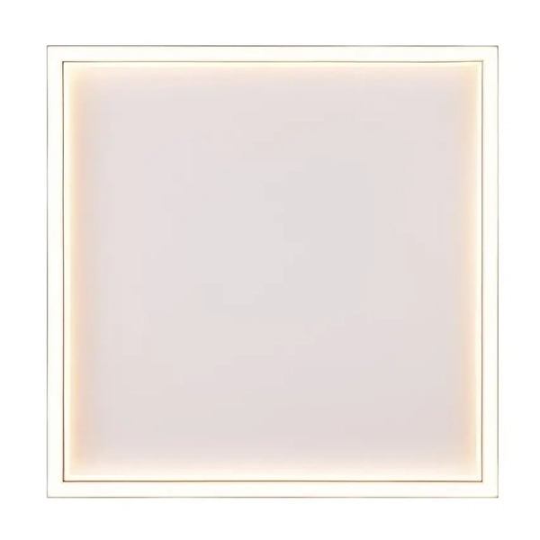 Kwadratowy plafon sufitowy Rotonda R64502932 RL Light LED 20W 3000K czarna