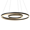 Wisząca lampa TRINITI 46402/99/30 Lucide LED 136W 3000K okrąg czarna