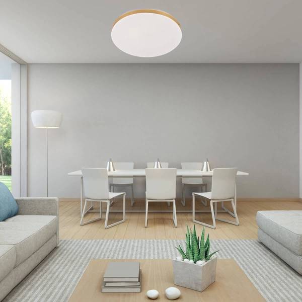 Okrągły plafon Babilon LP-335/1C M 4GD Light Prestige LED 24W 4000K biały złoty