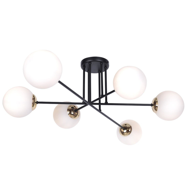 Lampa sufitowa ISLA K-4915  Kaja sticks białe czarne