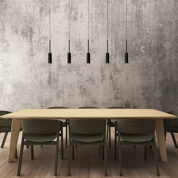 Wisząca lampa na listwie TUBULE 24401/35/30 LED 35W 2700K tuby czarne