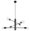 LAMPA wisząca SL.0305 metalowa OPRAWA zwis MOLECULAR sticks czarny