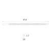Magnetyczna lampa sufitowa Zigbee M0061Z LED 23,2W 2700-5500K biała