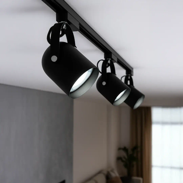 Trójfazowa szynoprzewodowa lampa Quber Track ML2274 czarny