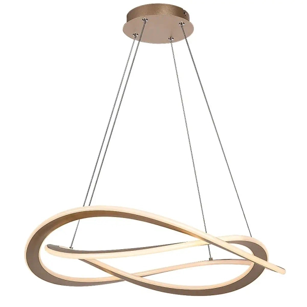 Podwójny ring wisząca lampa Kallira 72282 LED 72W 3000K złoty