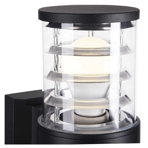 Elewacyjna LAMPA ogrodowa BRONX O576WL-02B Maytoni ścienna OPRAWA zewnętrzna outdoor IP54 czarna