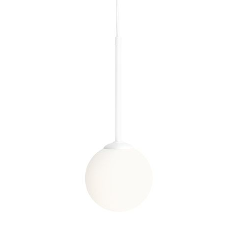 1-płomienna lampa wisząca Bosso 1087XXS Aldex biały zwis do sypialni