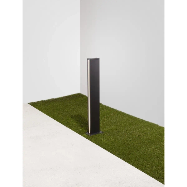 Stojąca ogrodowa lampa Sasso LE73501 LED 12W 3000K IP54 czarny