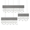 Potrójna lampa wisząca OLEVIRA LE45149 LED 84W 3500K ściemnialna szara